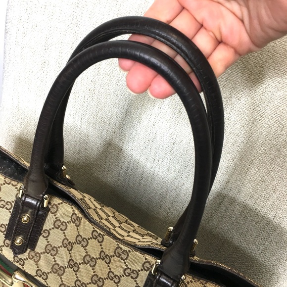 Authentic Gucci Horsebit tote bag - Picture 9 of 15